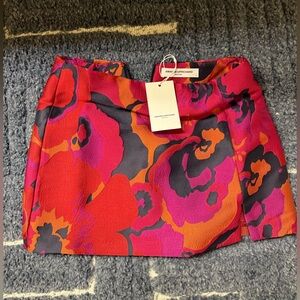 Amanda Uprichard Dale Skort in Multi Pink XS